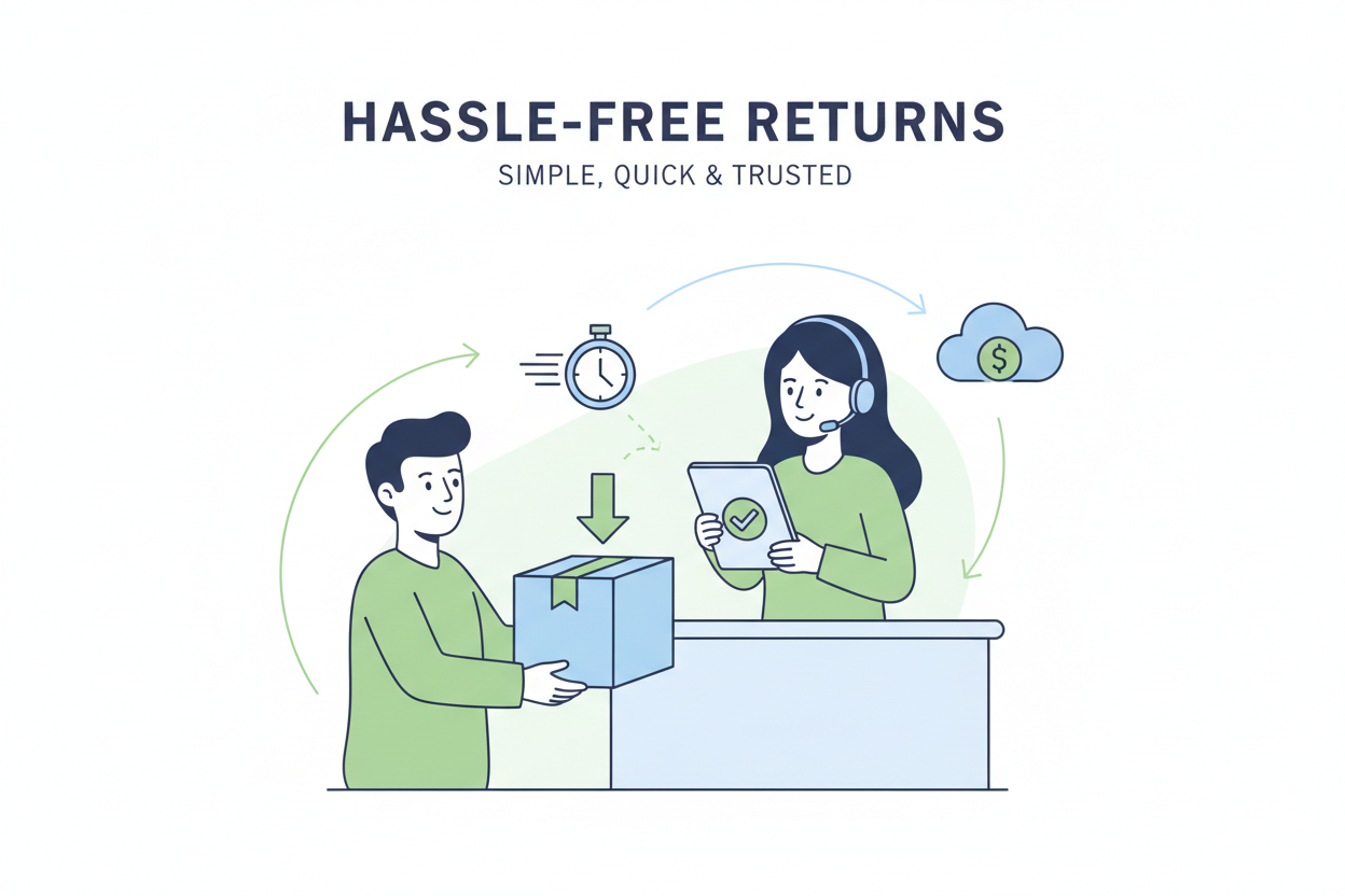Hassle free returns 